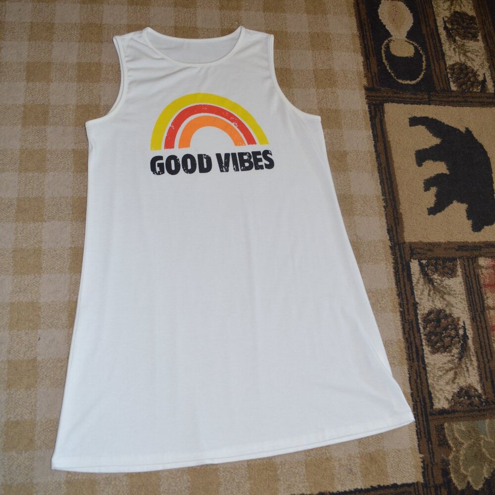 Women's Good Vibes tank dress Size M